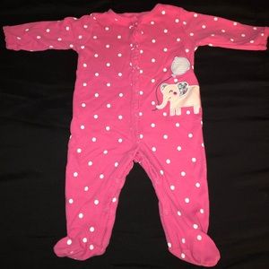 Baby girl Carter’s long sleeve onesie